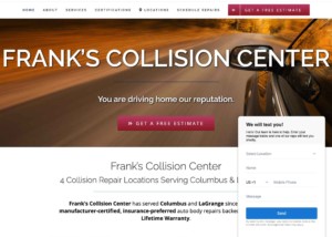 Franks-Collision-Center-Website