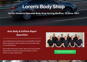Lorens-Body-Shop-Website