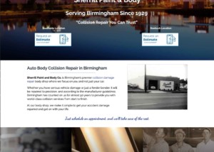 Sherrill-Paint-and-Body-Website-Portfolio