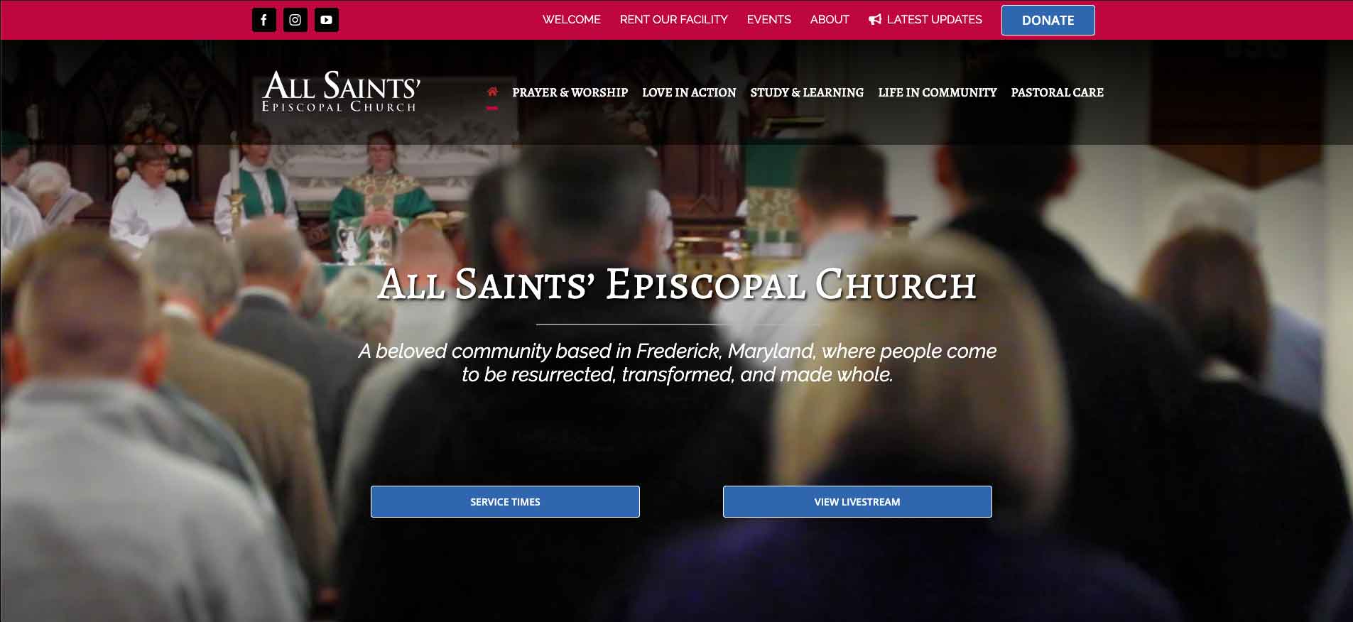 All-Saints-Episcopal-Church-Website-Portfolio
